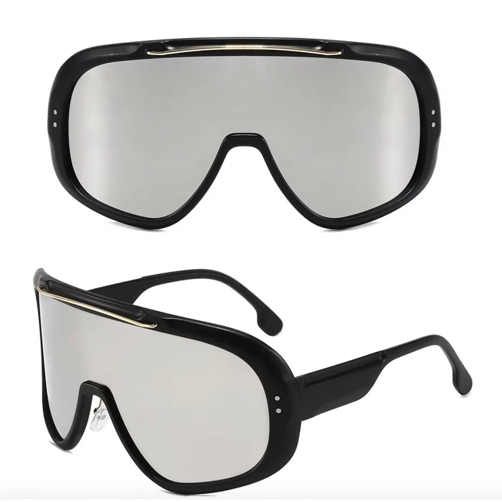 Mens Sunglasses Bold Fashion  Trendy Wraparound Large Shades Gafas‎ Lentes 2026